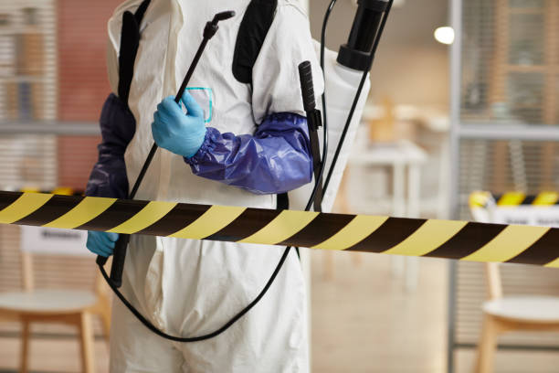Professional Trauma Scene Cleanup technician working in Evansville, AR